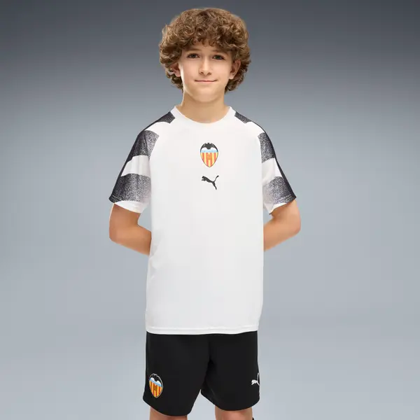 PUMA PUMA Valencia CF Warmup Jersey Youth, Clothing, White, 15-16Y
