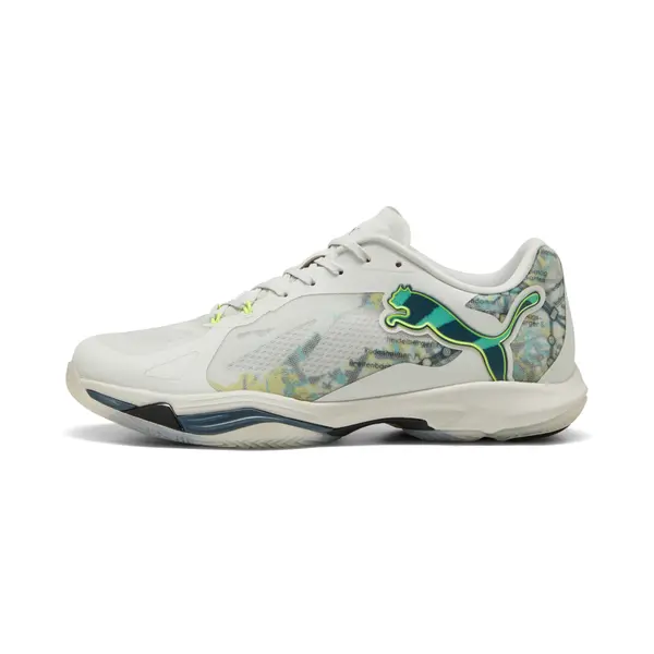 PUMA PUMA Vantage NITRO™ BERLIN Indoor Shoes Unisex, Shoes, Sedate Gray/Yellow Alert/Electric Peppermint, 44