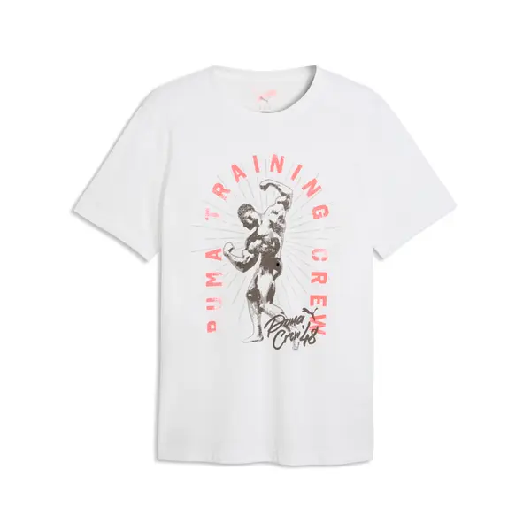 PUMA PUMA Vintage Graphic Training Tee Men, Performance, White, S
