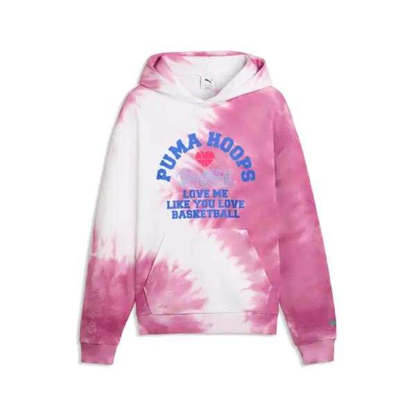 PUMA PUMA What The Fun Basketball Hoodie Men, Sport, Mauve Pop, S