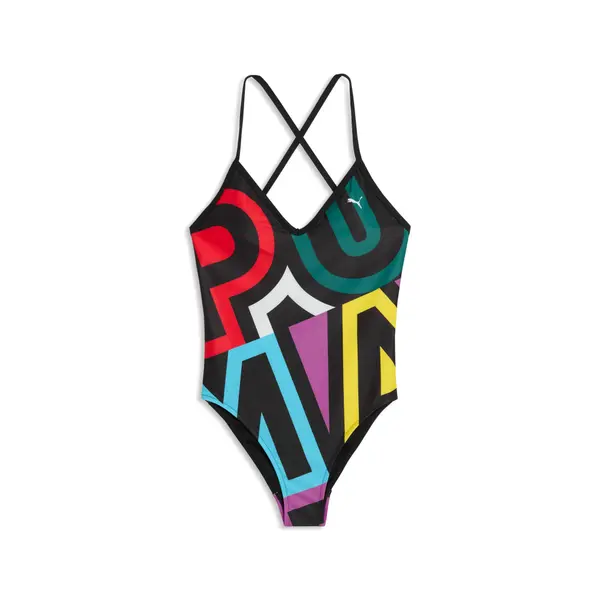 PUMA PUMA Women's Swimsuit, Clothing, Multicolor, L