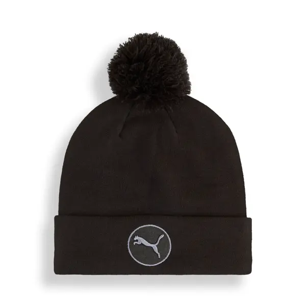 PUMA PUMA WRMLBL's Golf Removable Pom Beanie Men, Accessories, Black, OSFA