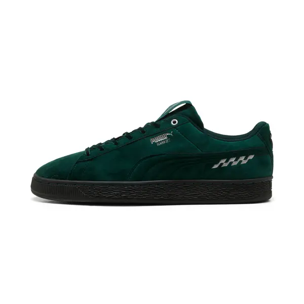 PUMA PUMA x ASTON MARTIN ARAMCO F1® TEAM Basket UK Sneakers Unisex, Shoes, Green Lux/Silver, 44