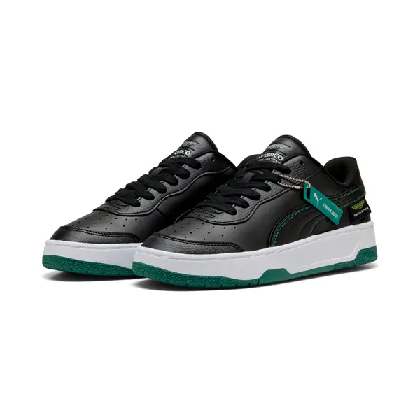 PUMA PUMA x ASTON MARTIN ARAMCO F1® TEAM California Match Sneakers Unisex, Motorsport, Black/Green Lux, 44
