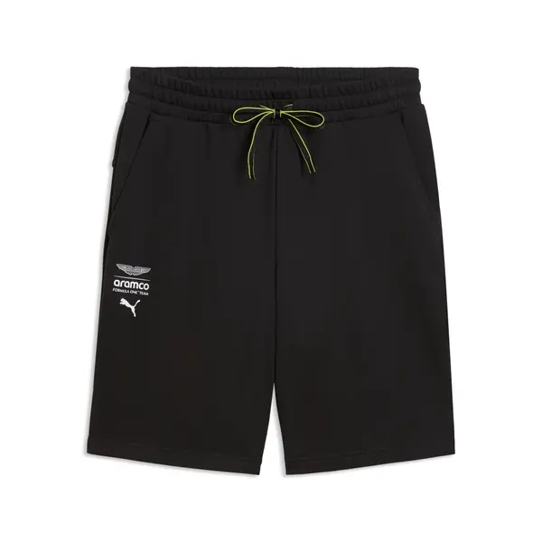 PUMA PUMA x ASTON MARTIN ARAMCO F1® TEAM Essentials Shorts Men, Motorsport, Black, S
