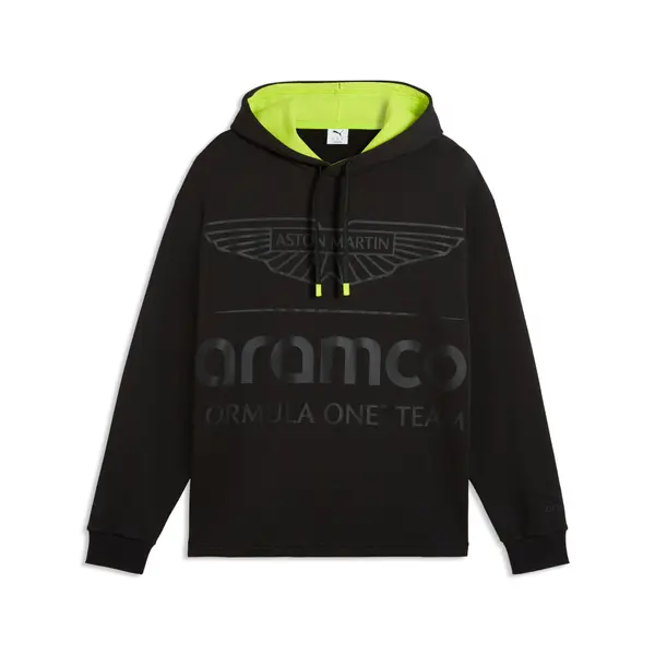 PUMA PUMA x ASTON MARTIN ARAMCO F1® TEAM Relaxed Hoodie Men, Motorsport, Black, S