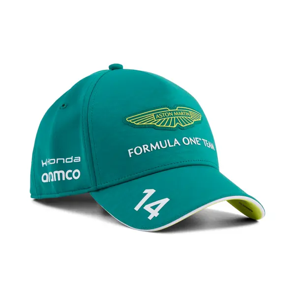 PUMA PUMA x ASTON MARTIN ARAMCO F1® TEAM Replica Alonso Baseball Cap, Motorsport, Green Lux, OSFA