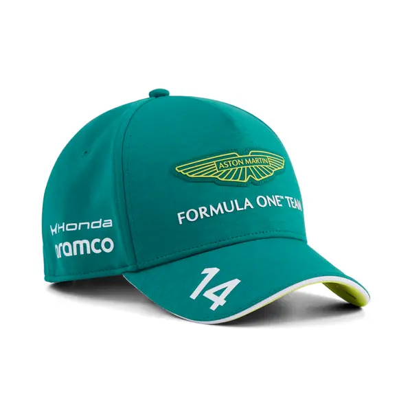 PUMA PUMA x ASTON MARTIN ARAMCO F1® TEAM REPLICA Alonso Baseball Cap Youth, Motorsport, Green Lux, YOUTH