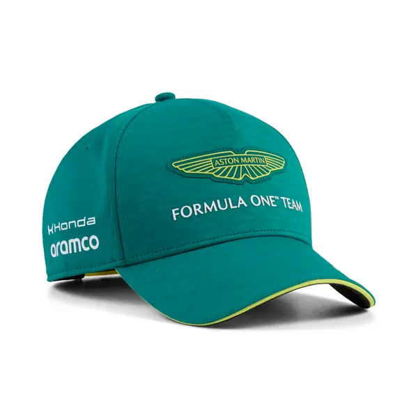 PUMA PUMA x ASTON MARTIN ARAMCO F1® TEAM Replica Team Baseball Cap, Motorsport, Green Lux, OSFA