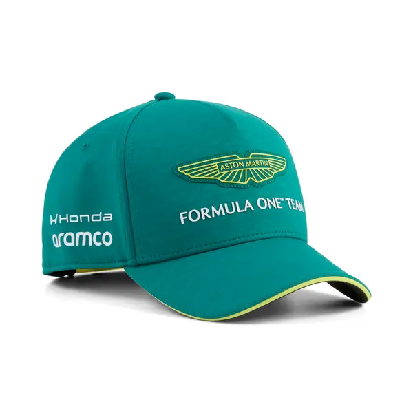 PUMA PUMA x ASTON MARTIN ARAMCO F1® TEAM Replica Team Baseball Cap Youth, Motorsport, Green Lux, YOUTH