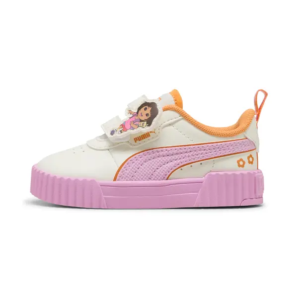 PUMA PUMA x DORA THE EXPLORER Carina 3.0 Sneakers Toddlers, Shop, Warm White/Bright Papaya, 19