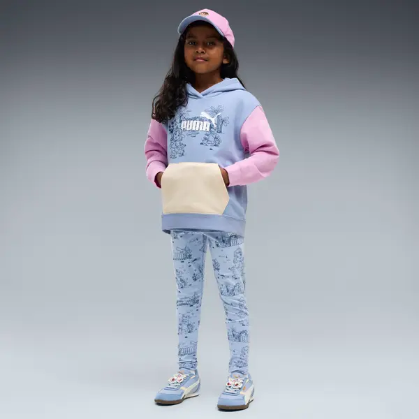 PUMA PUMA x DORA THE EXPLORER Printed Leggings Kids, Clothing, Chambray Blue, 4-5Y