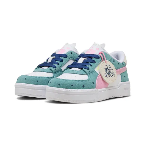 PUMA PUMA x GABBY'S DOLLHOUSE CA Pro Sneakers Kids, Collections, White/Pink Shimmer, 27.5