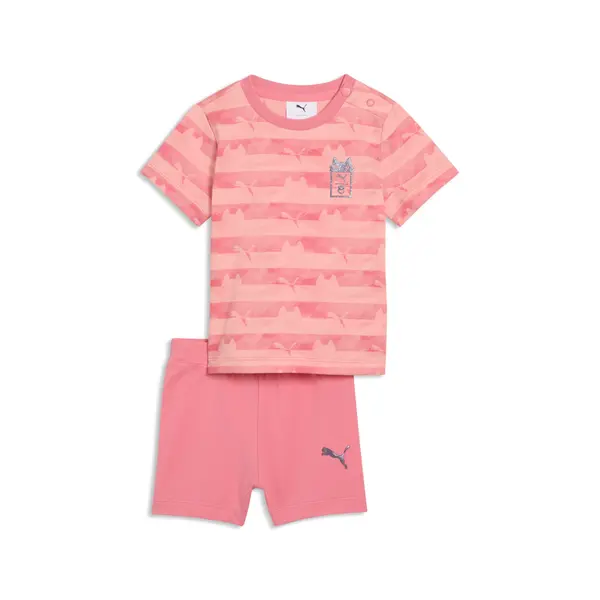 PUMA PUMA x GABBY'S DOLLHOUSE Minicats Tracksuit Toddlers, Collections, Wild Pink, 4-6M