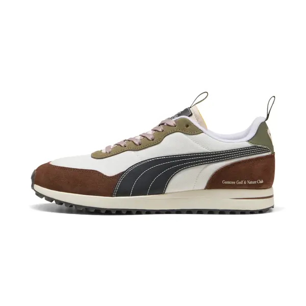 PUMA PUMA x GUMTREE GOLF & NATURE CLUB Helsinki Golf Shoes Unisex, Shoes, Warm White/Flat Dark Gray/Dark Sage, 44