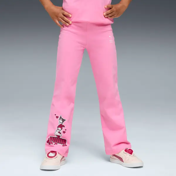 PUMA PUMA x HELLO KITTY AND FRIENDS Flared Leggings Kids, Clothing, Posie Pink, 4-5Y