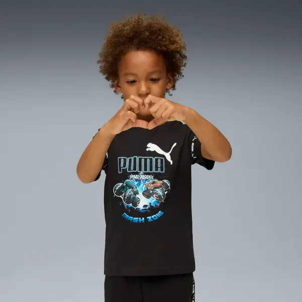 PUMA PUMA x HOT WHEELS™ MONSTER TRUCKS Tee Kids, Clothing, Black, 4-5Y