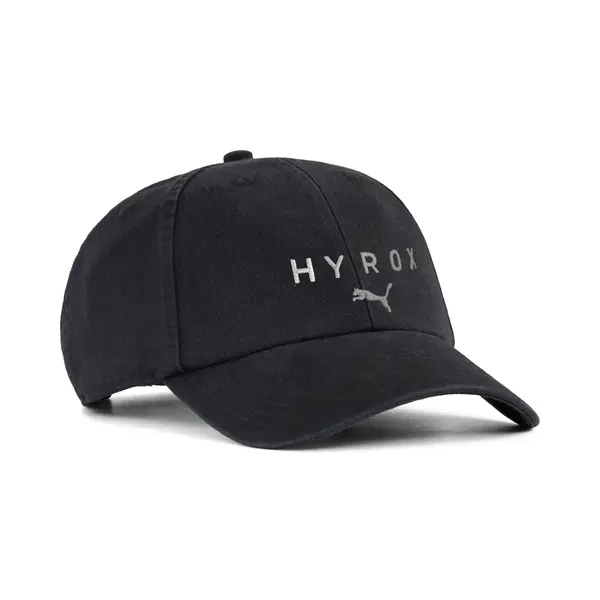 PUMA PUMA x HYROX Baseball Cap, Sport, Black, OSFA