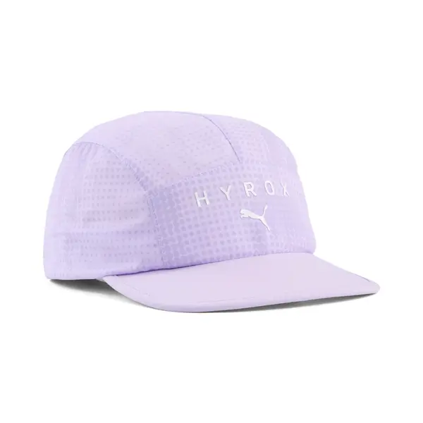 PUMA PUMA x HYROX Running 5-Panel Graphic Cap, Fitness, Light Lavender, OSFA