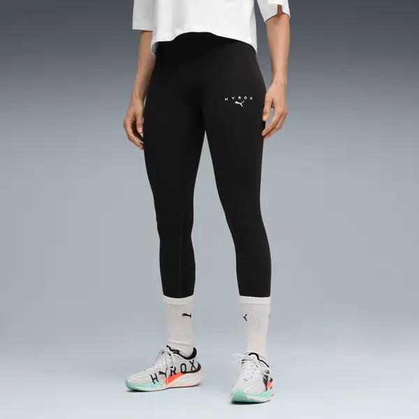 PUMA PUMA x HYROX SHAPELUXE 7/8 Length Tights Women, Clothing, Black, S