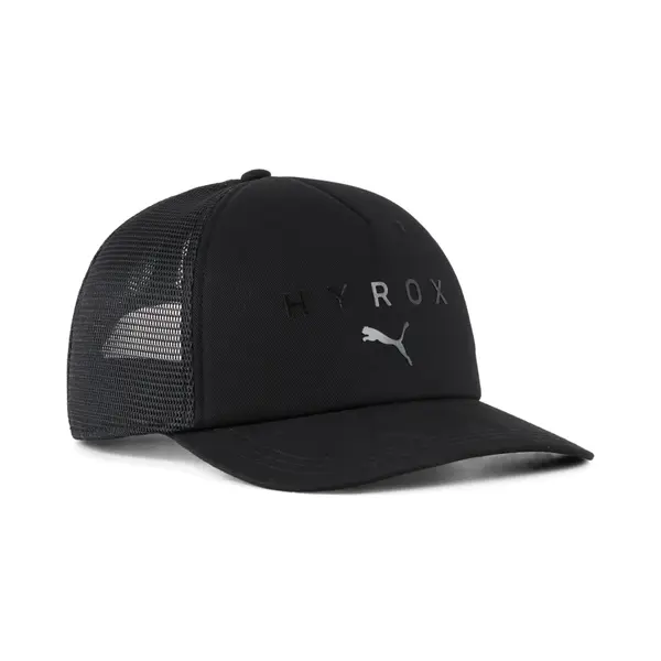 PUMA PUMA x HYROX Trucker Cap, Accessories, Black, OSFA