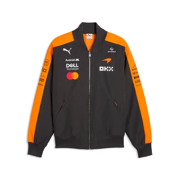 PUMA PUMA x McLAREN RACING Replica Bomber Jacket Men, Motorsport, Papaya, S