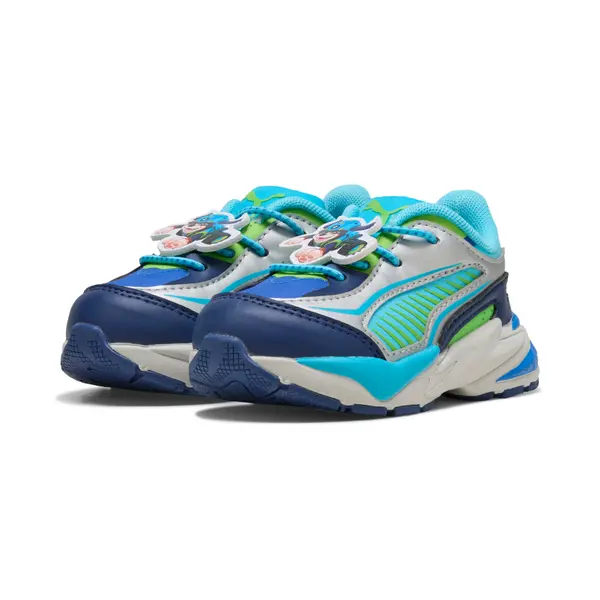 PUMA PUMA x PAW PATROL RS Surge Sneakers Toddlers, Collections, Bright Aqua/Pitch Green, 19