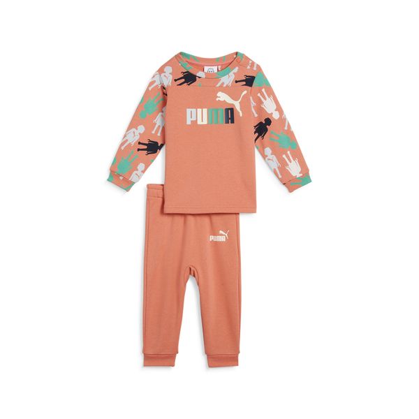 PUMA Puma x PLAYMOBIL® Crew Shirt Jogger Set Toddler, Pink, Size 9-12M, Clothing