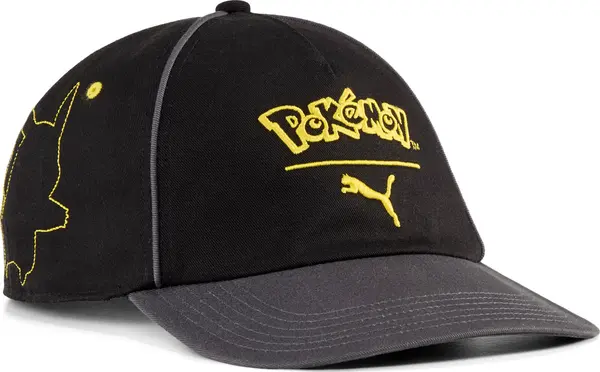 PUMA PUMA x POKÉMON Dad Cap, Lifestyle, Black/Strongray, OSFA