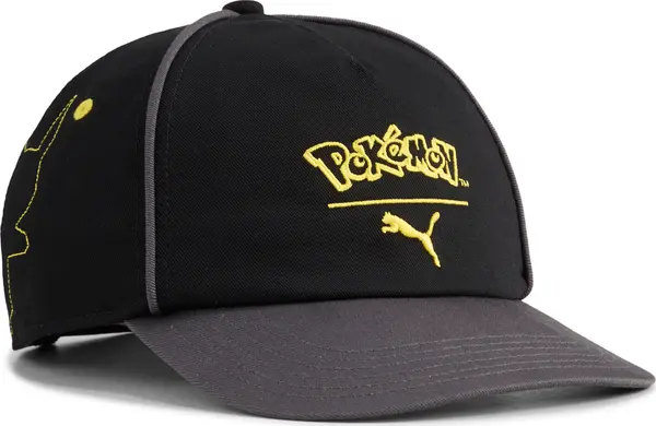 PUMA PUMA x POKÉMON Dad Cap Youth, Lifestyle, Black/Strongray, YOUTH