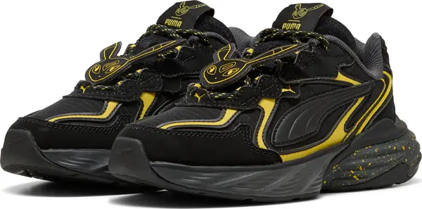 PUMA PUMA x POKÉMON Fade Umbreon Sneakers Kids, Lifestyle, Black/Energizing Yellow, 27.5