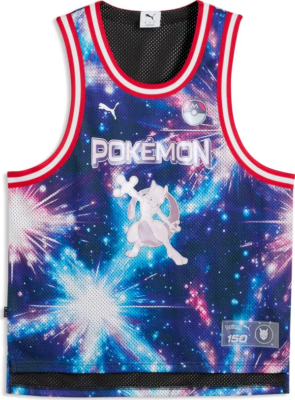PUMA PUMA x POKÉMON Mewtwo Jersey Men, Sale, Black/Aop, S