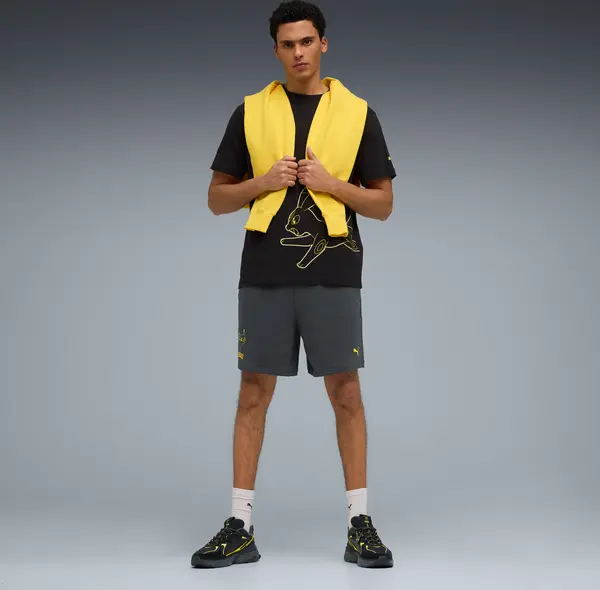PUMA PUMA x POKÉMON Relaxed 7" Shorts Men, Clothing, Strongray, S