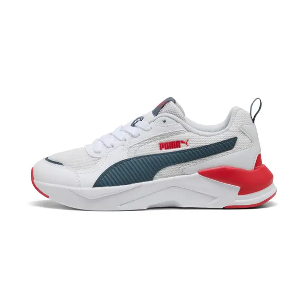 PUMA PUMA X-Ray 4 Sneakers Youth, Shoes, White/Evening Blue/Red, 35.5