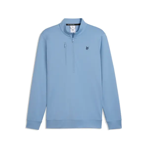 PUMA PUMA x REIGNING CHAMP Quarter-Zip Golf Jacket Men, Golf, Zen Blue, M