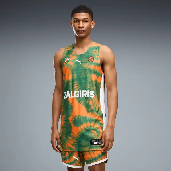 PUMA PUMA Žalgiris Kaunas Alternate Game Jersey Men, Men, Deep Woods/Aop, S