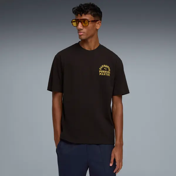 PUMA PUMA.NOW Tee Men, Clothing, Black, S