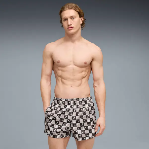 PUMA PUMA's Swim Short Men, Clothing, Brown, L