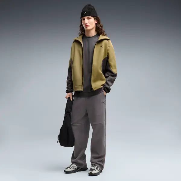 PUMA PUMATECH Oversized Pants Men, Clothing, Moody Gray, S