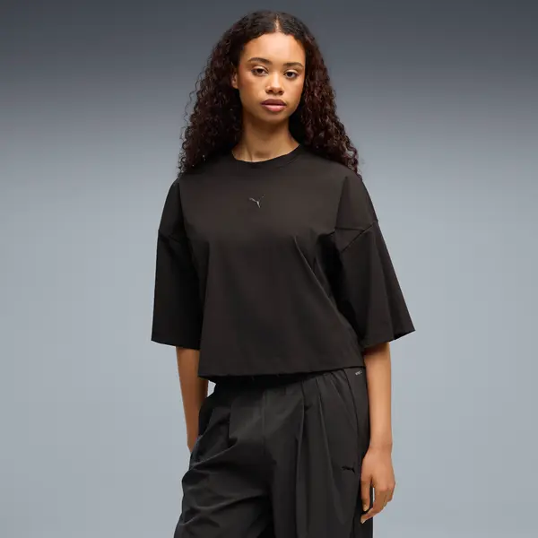 PUMA PUMATECH SENSE Oversized Tee Women, Clothing, Black, S