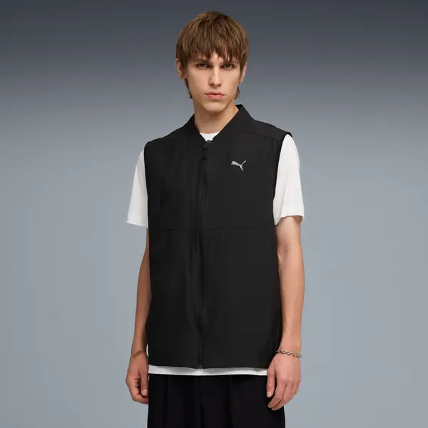 PUMA PUMATECH Woven Gilet Men, Men, Black, S