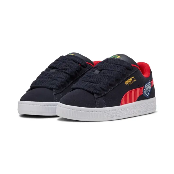 PUMA Super PUMA Suede XL Sneakers Kids, Collections, Navy/Red, 27.5