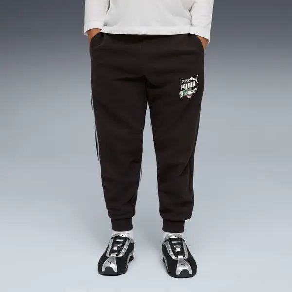 PUMA Super PUMA Sweatpants Kids, Clothing, Black, 4-5Y