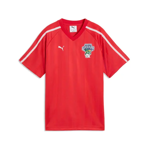 PUMA T7 Super PUMA Relaxed Jersey Youth, Shop, Red, 15-16Y