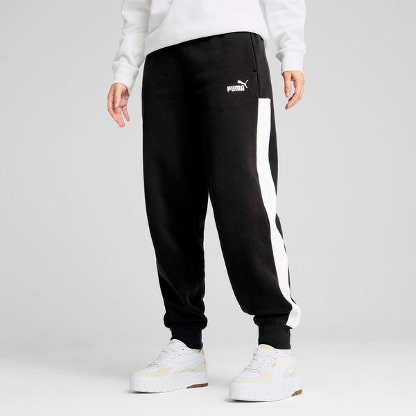 PUMA Women's Puma Around The Block Sweatpants, Black, Size L, Clothing