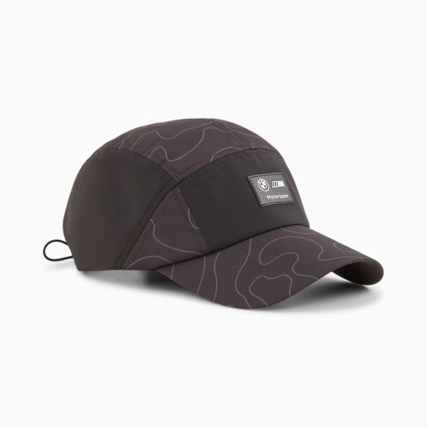PUMA Women's PUMA BMW M Motorsport Statement 5-Panel Cap, Black/AOP
