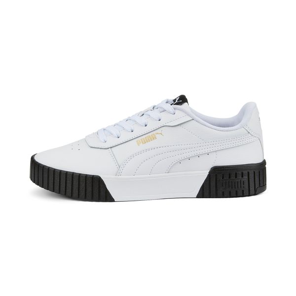 PUMA Women's Puma Carina 2.0 Sneakers, White, Size 40.5, Shoes