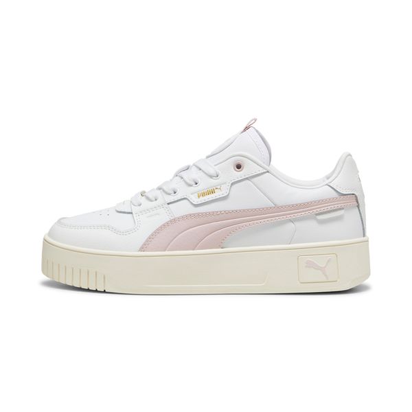 PUMA Women's Puma Carina Street Lux Sneakers, White, Size 39, Shoes