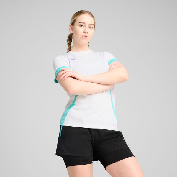PUMA Women's Puma INDIVIDUAL Padel Jersey, White, Size M, Clothing