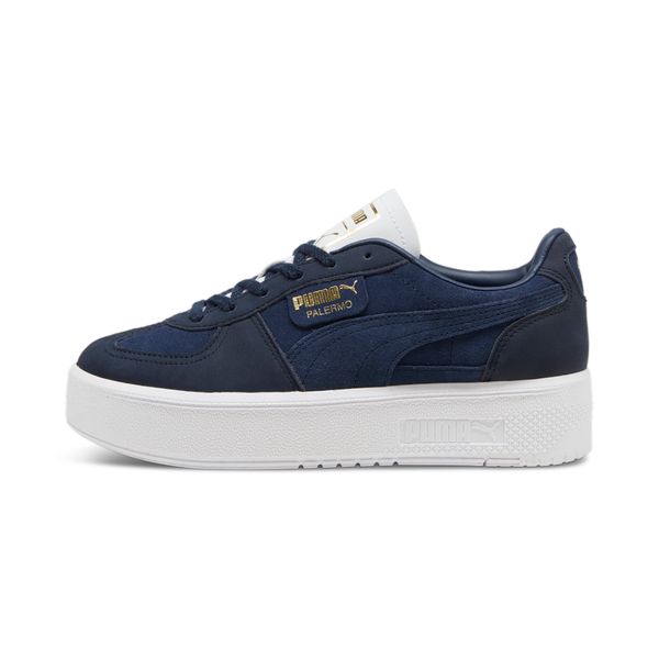 PUMA Women's Puma Palermo Elevata Mono Sneakers, Blue, Size 42, Shoes